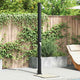 Vidaxx Outdoor-Solardusche schwarz 217 cm PVC und Aluminium