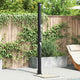 Vidaxx Outdoor-Solardusche schwarz 217 cm PVC und Aluminium