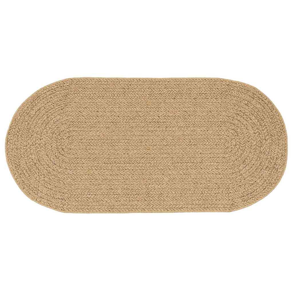 Vidaxl Teppich Zizur braun 200 x 100 cm Polypropylen