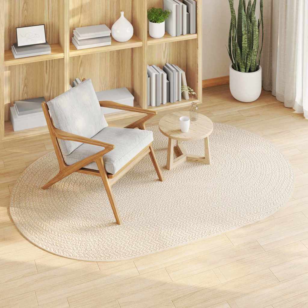 Vidaxl Teppich Zizur Creme 200 x 140 cm Polypropylen