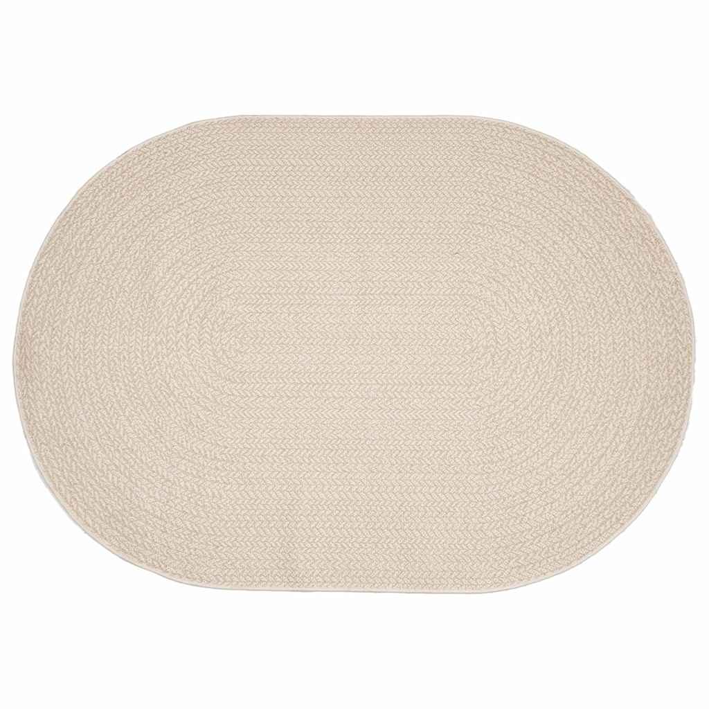 Vidaxl Teppich Zizur Creme 200 x 140 cm Polypropylen