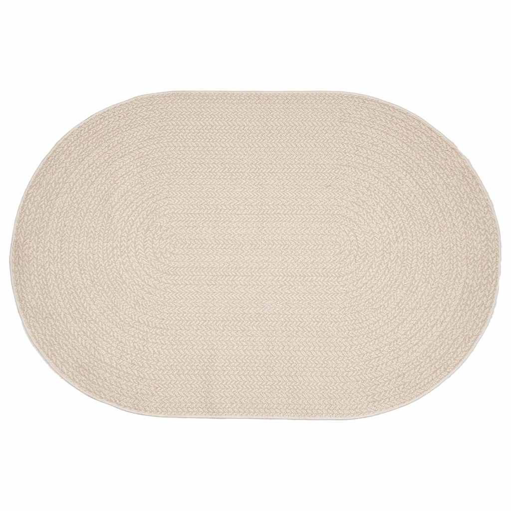 Vidaxl Teppich Zizur Creme 230 x 160 cm Polypropylen