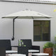 Vidaxxl Gartensonnenschirm Sand 248 x 248 x 148 cm Polyester und Stahl