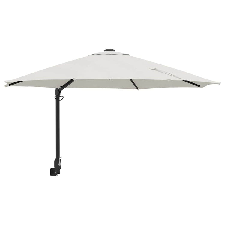 Vidaxxl Gartensonnenschirm Sand 248 x 248 x 148 cm Polyester und Stahl
