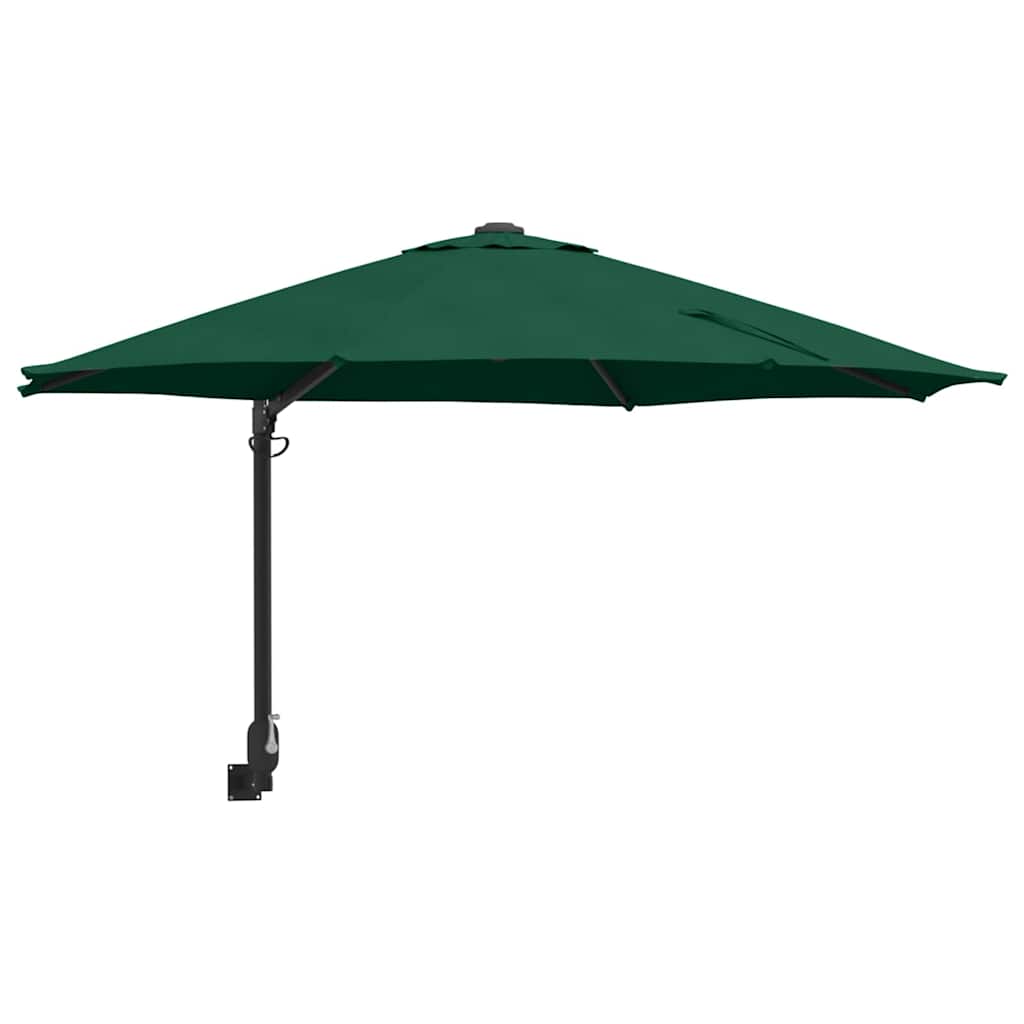 VidaXL Gartenschirm grün 248 x 248 x 148 cm Polyester und Stahl
