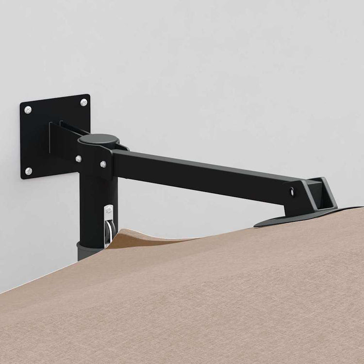 Vidaxx Gartensonnenschirm Taupe 248 x 248 x 148 cm Polyester und Stahl