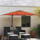 Vidaxl Gartenschirm Terrakotta 248,5 x 247,5 x 160 cm