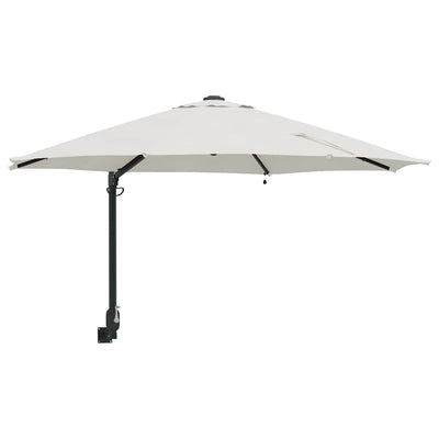 Vidaxxl Gartensonnenschirm Sand 248 x 248 x 148 cm Polyester und Stahl