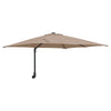 Vidaxxl Gartensonnenschirm Taupe 248,5 x 247,5 x 160 cm Polyester und Stahl
