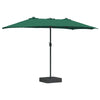 Vidaxx Gartenschirm grün 385 x 209 x 244 cm Polyester