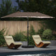 Vidaxx Gartenschirm Taupe 385 x 209 x 244 cm Polyester