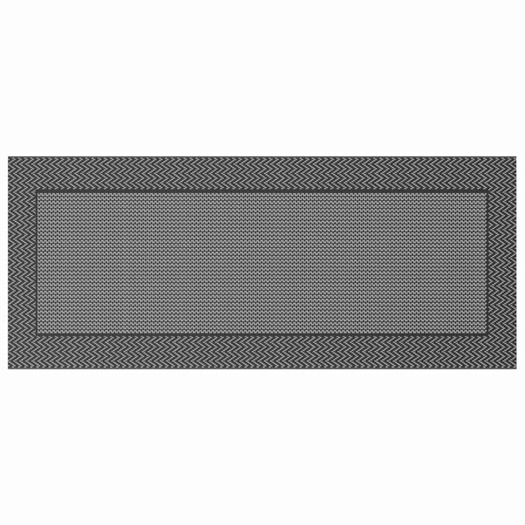 Vidaxx Outdoor-Teppich Chevron Arakil Schwarz und Grau 600 x 250 cm