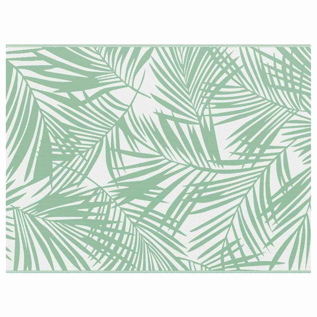 Vidaxx Outdoor-Teppich Arakil grün und weiß 400 × 300 cm 50 % Polypropylen