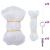 Vidaxxl Katzennetz transparent 6x3 m Nylon