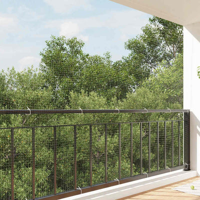 Vidaxxl Katzennetz transparent 8x3 m Nylon