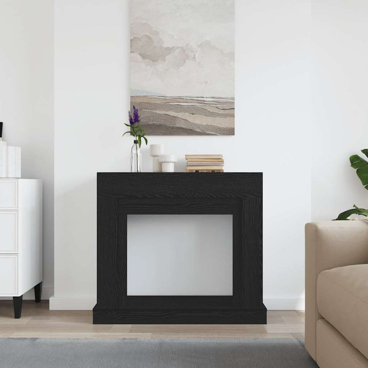 Vidaxx Kaminverkleidung 100x30x87,5 cm Spanplatte Eiche schwarz