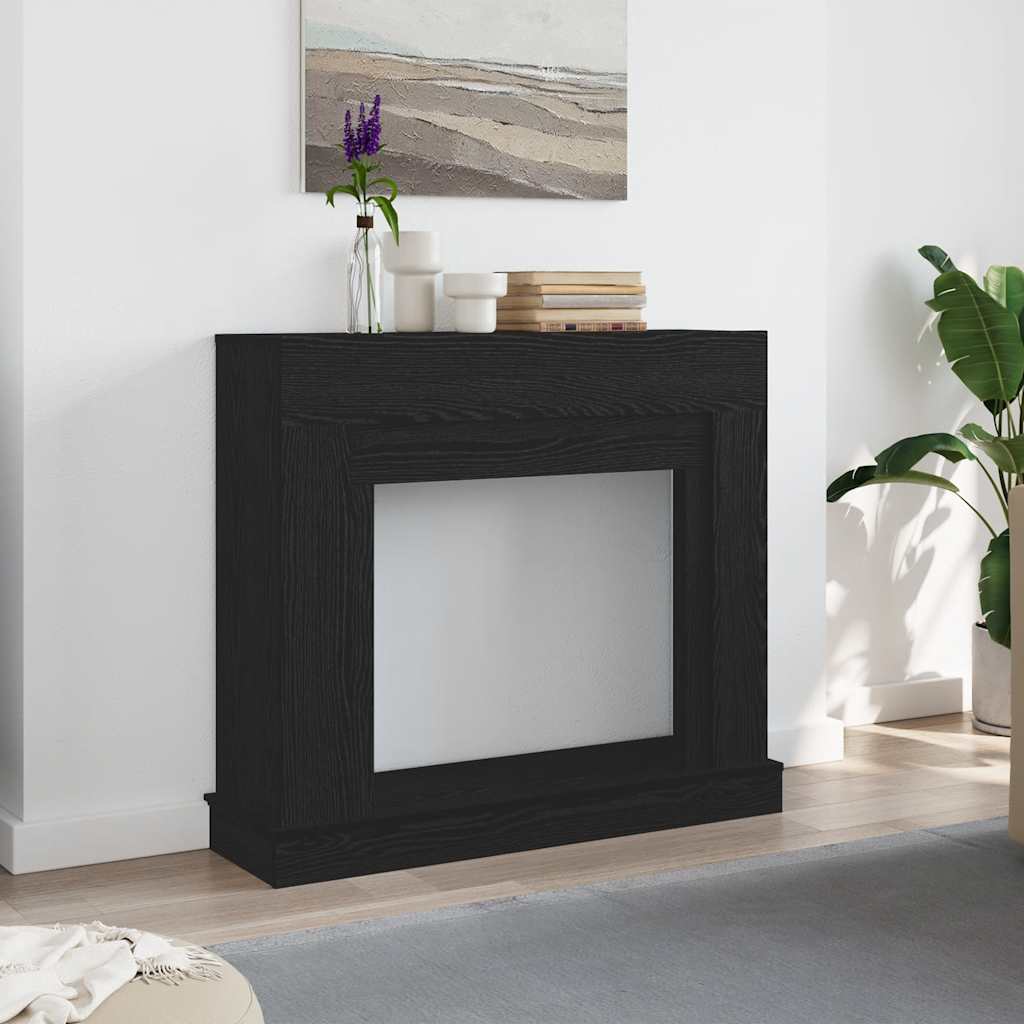Vidaxx Kaminverkleidung 100x30x87,5 cm Spanplatte Eiche schwarz