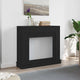 Vidaxx Kaminverkleidung 100x30x87,5 cm Spanplatte Eiche schwarz