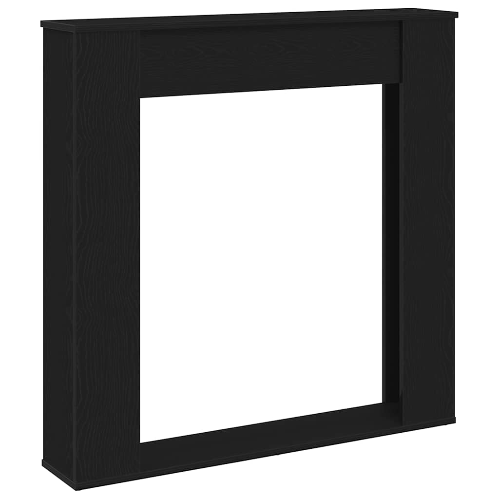 Vidaxx Kaminverkleidung schwarze Eiche 100x20x100 cm technisches Holz