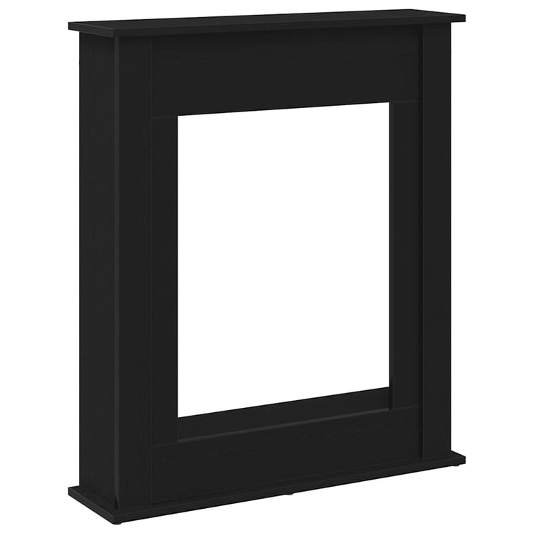 Vidaxx Kaminverkleidung schwarze Eiche 75x20x87,5 cm Holzwerkstoff