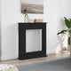 Vidaxx Kaminverkleidung schwarze Eiche 75x20x87,5 cm Holzwerkstoff