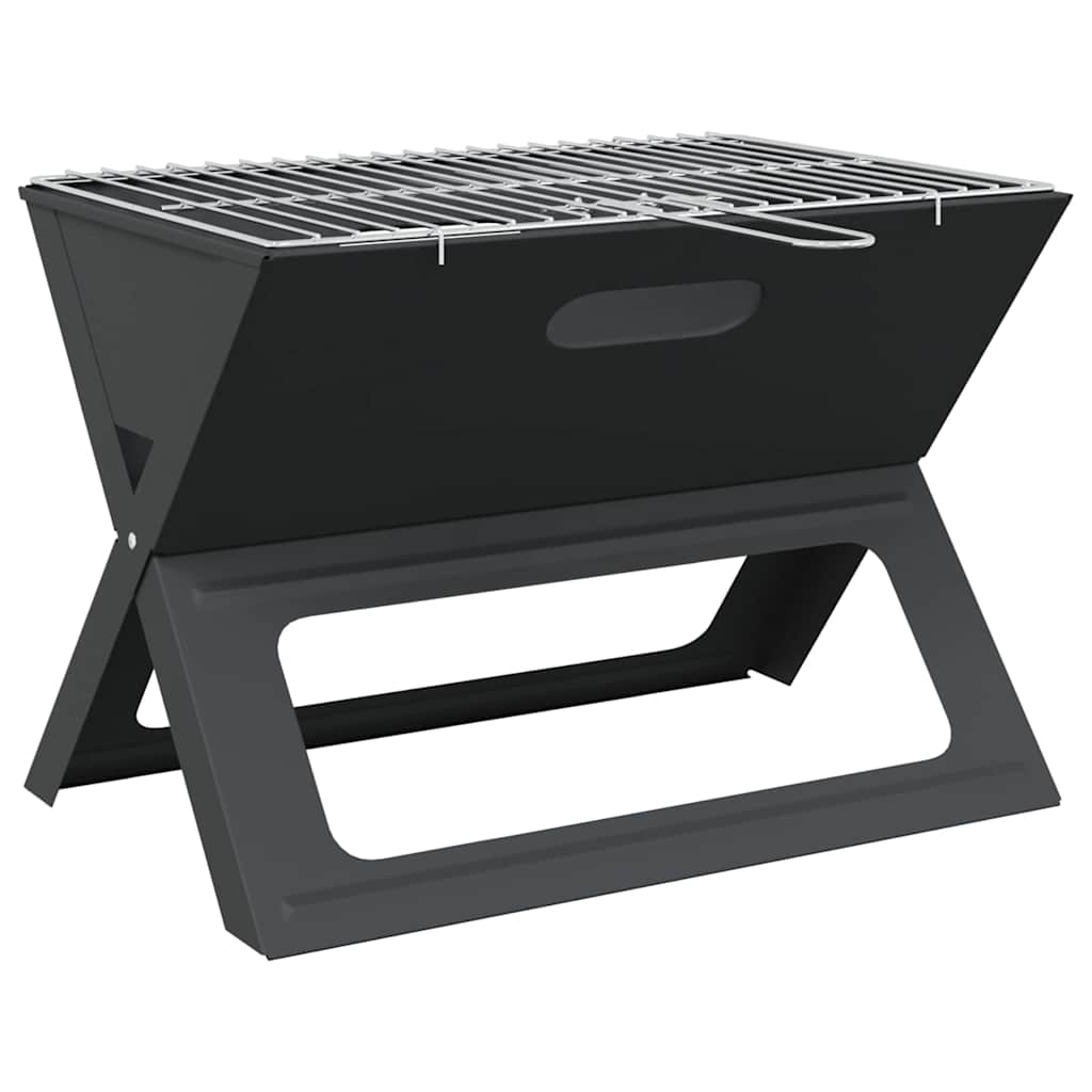Vidaxx Außengrill schwarz 46 x 31 x 31 cm Stahl