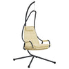 Vidaxx Eier-Hängesessel Beige 94 x 107 x 196,5 cm Stahl