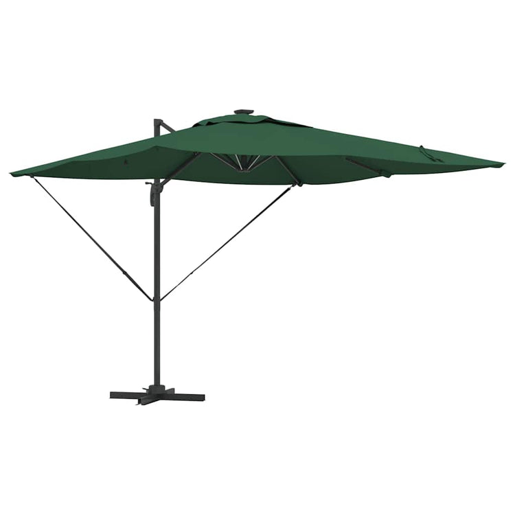 Vidaxx Sonnenschirm grün 286 x 284 x 270 cm Aluminium und Polyester