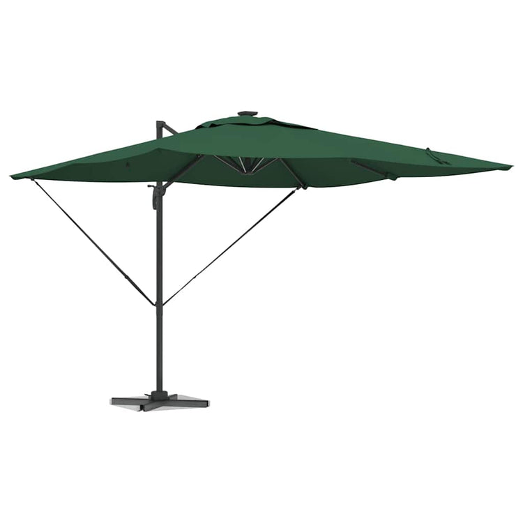 Vidaxx Sonnenschirm grün 286 x 284 x 270 cm Aluminium und Polyester