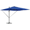 Vidaxx Sonnenschirm Azurblau 286 x 284 x 270 cm Aluminium und Polyester