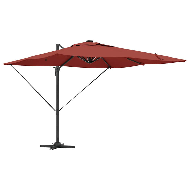 Vidaxx Sonnenschirm Terrakotta 286 x 284 x 270 cm Aluminium und Polyester