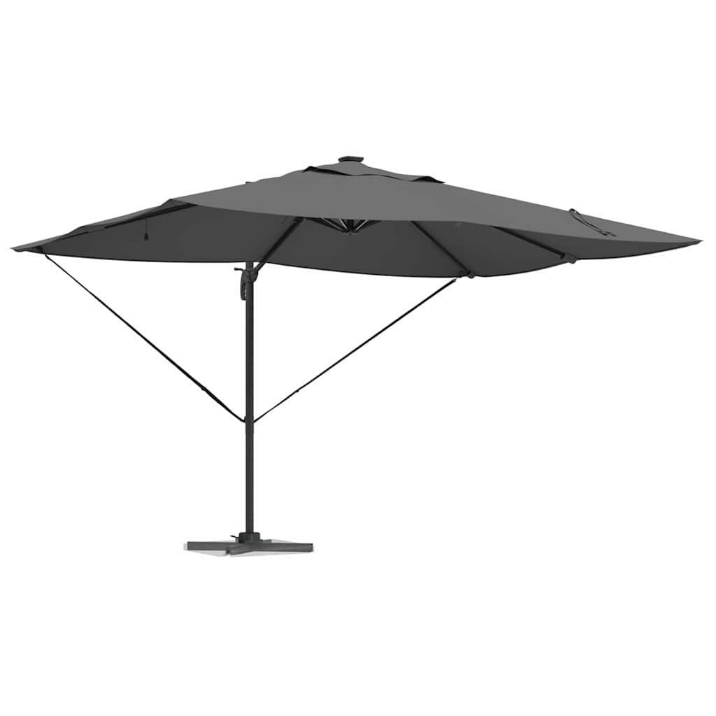 Vidaxx Sonnenschirm Anthrazit 352 x 251 x 265 cm Polyester und Aluminium