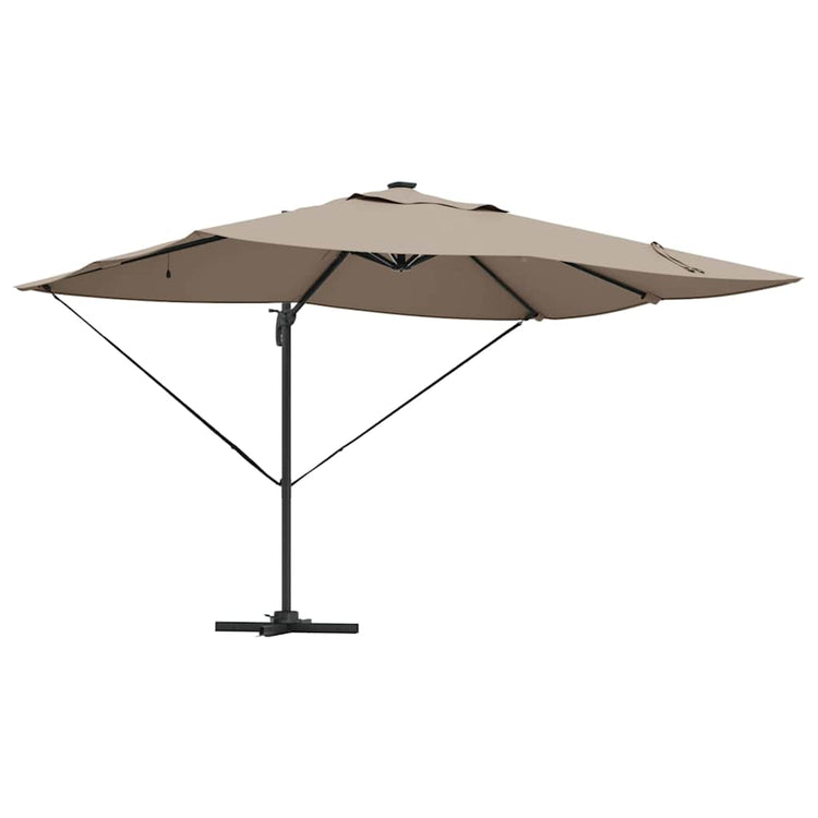 Vidaxx Sonnenschirm Taupe 352 x 251 x 265 cm Polyester und Aluminium