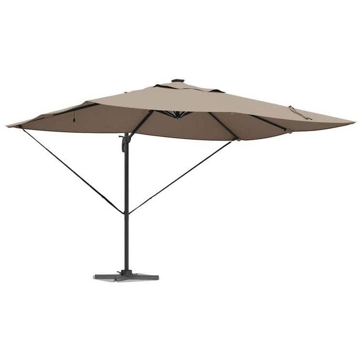 Vidaxx Sonnenschirm Taupe 352 x 251 x 265 cm Polyester und Aluminium