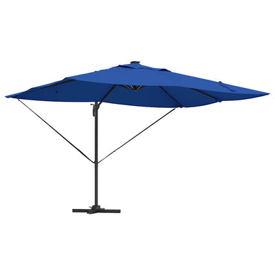 Vidaxx Sonnenschirm Azurblau 352 x 251 x 265 cm Polyester und Aluminium
