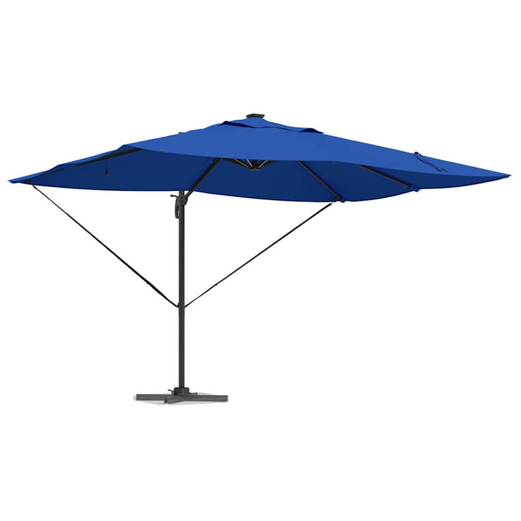 Vidaxx Sonnenschirm Azurblau 352 x 251 x 265 cm Polyester und Aluminium