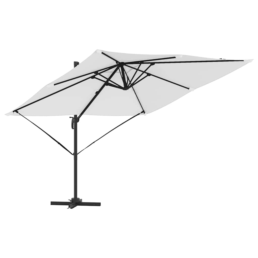 Vidaxx Roma Sonnenschirm Beige 286 x 284 x 265 cm Aluminium und Polyester