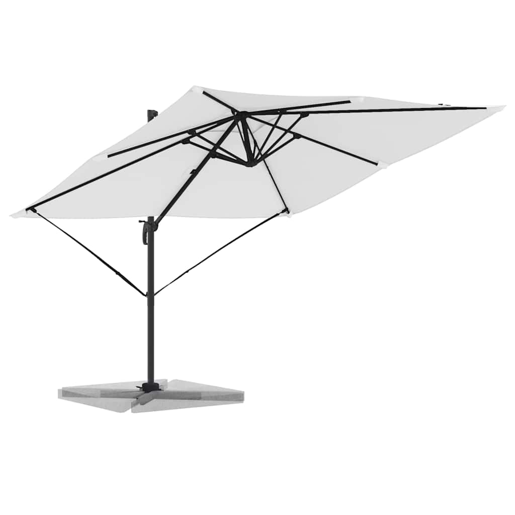 Vidaxx Roma Sonnenschirm Beige 286 x 284 x 265 cm Aluminium und Polyester