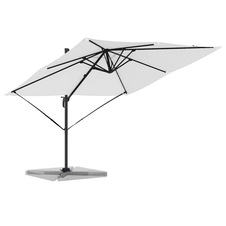 Vidaxx Roma Sonnenschirm Beige 286 x 284 x 265 cm Aluminium und Polyester