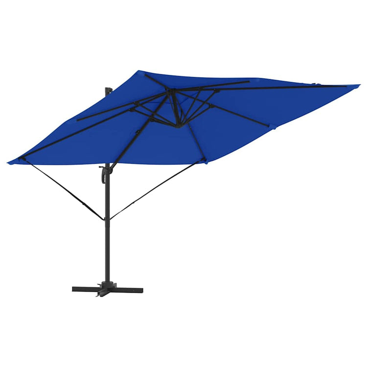 Vidaxl Roma Sonnenschirm blau 286 x 284 x 265 cm Aluminium und Polyester