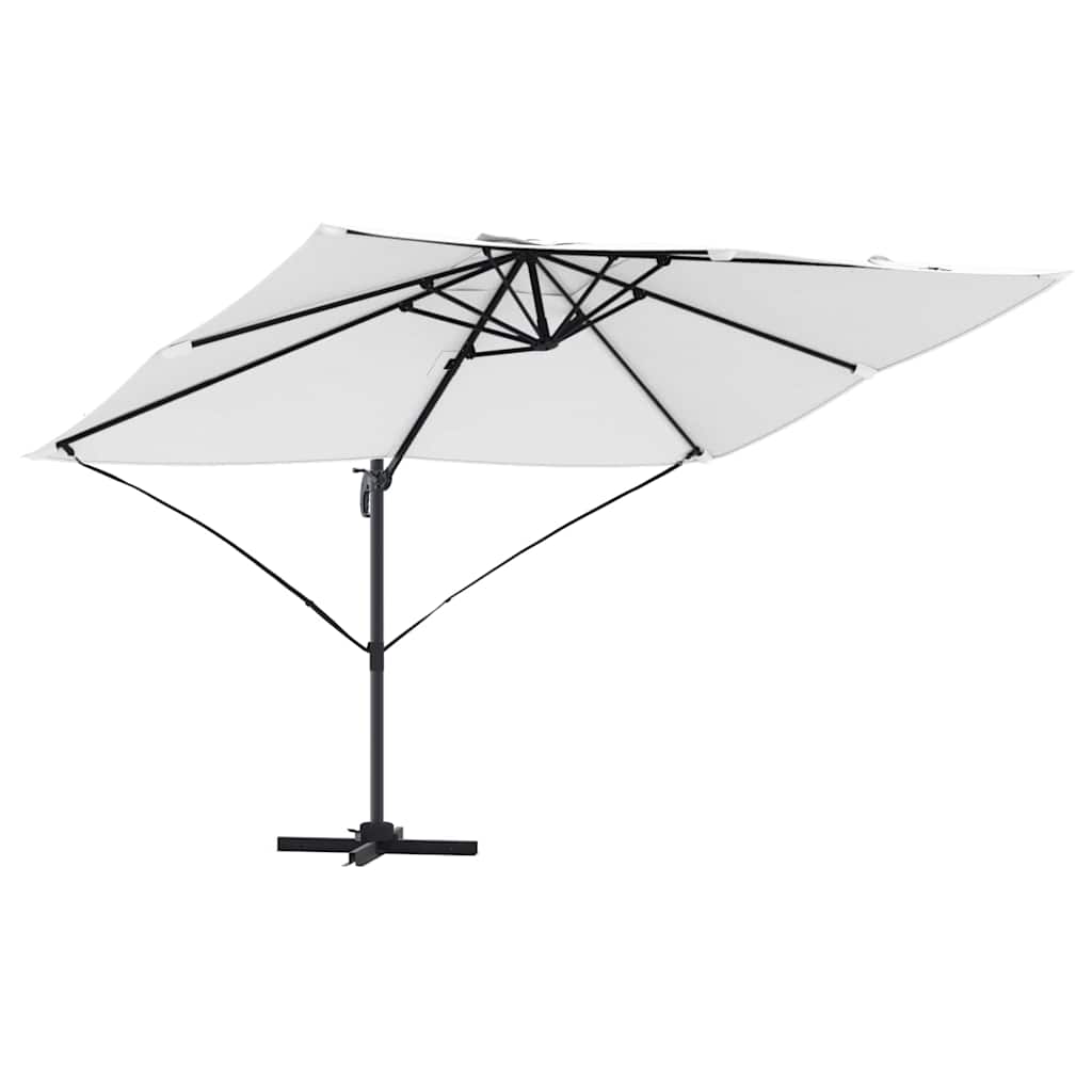 Vidaxx Sonnenschirm Sand 351 x 250 x 260 cm Polyester und Aluminium