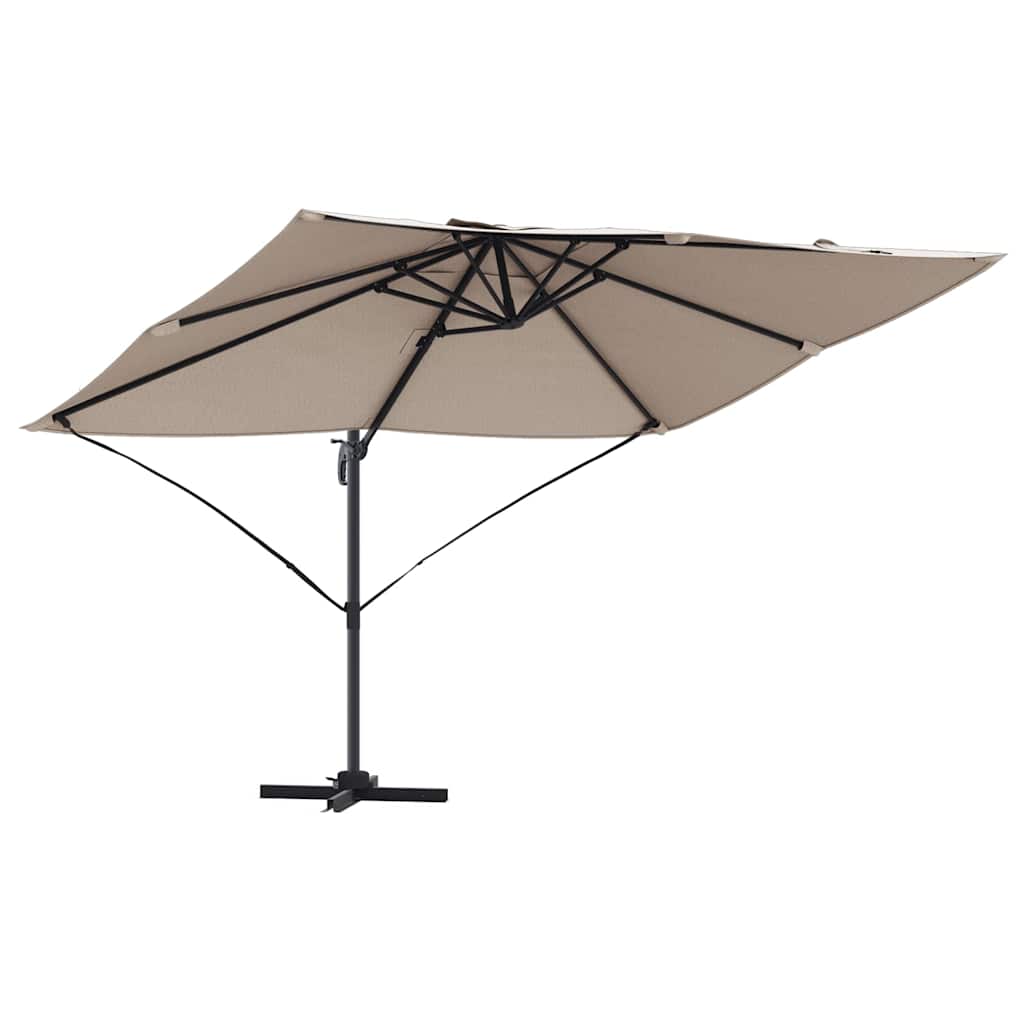 Vidaxx Sonnenschirm Taupe 351 x 250 x 260 cm Polyester und Aluminium