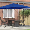 Vidaxx Sonnenschirm Azurblau 351 x 250 x 260 cm Polyester und Aluminium