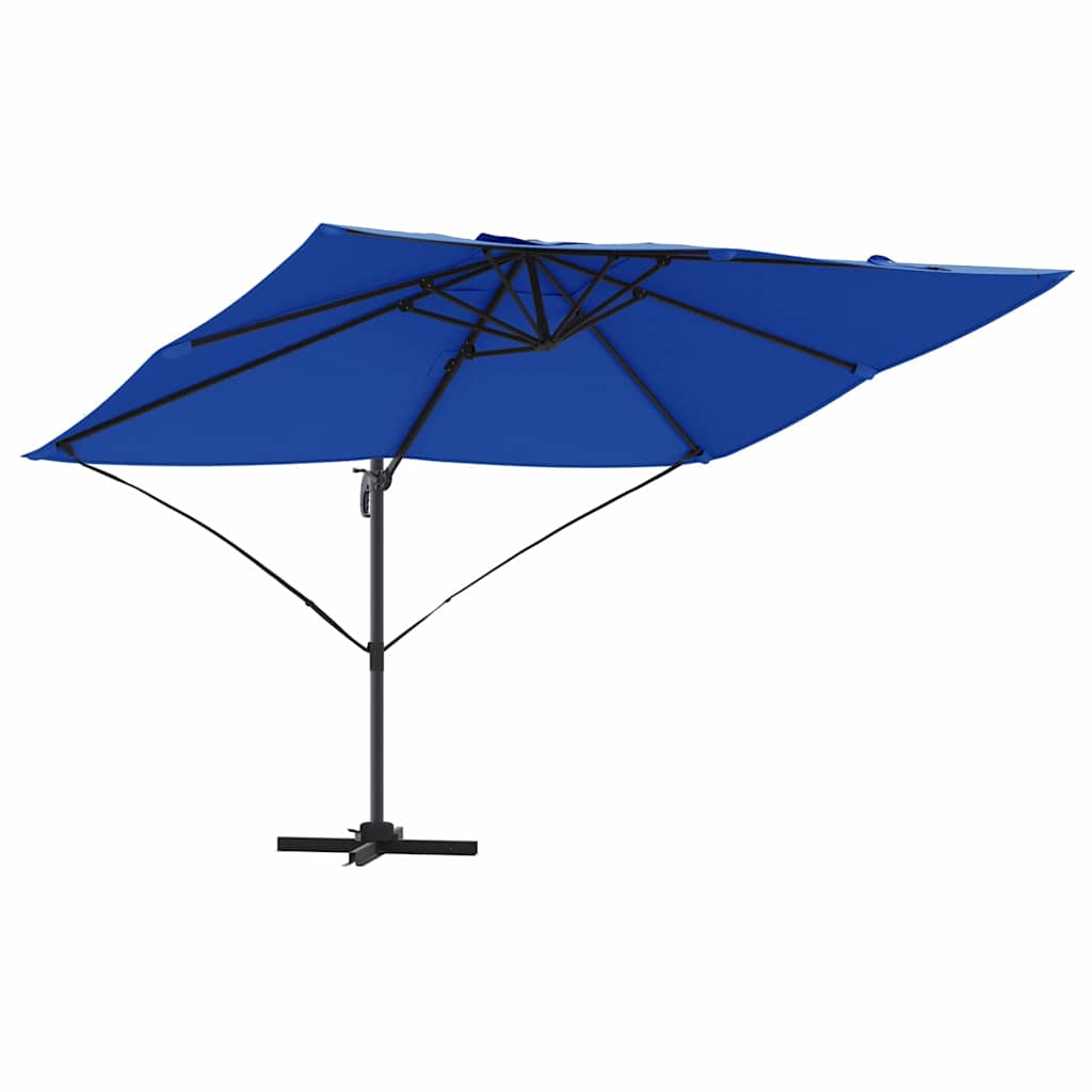 Vidaxx Sonnenschirm Azurblau 351 x 250 x 260 cm Polyester und Aluminium