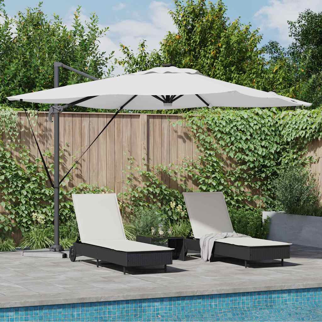 Vidaxx Roma Sonnenschirm Beige 286 x 284 x 270 cm Aluminium und Polyester