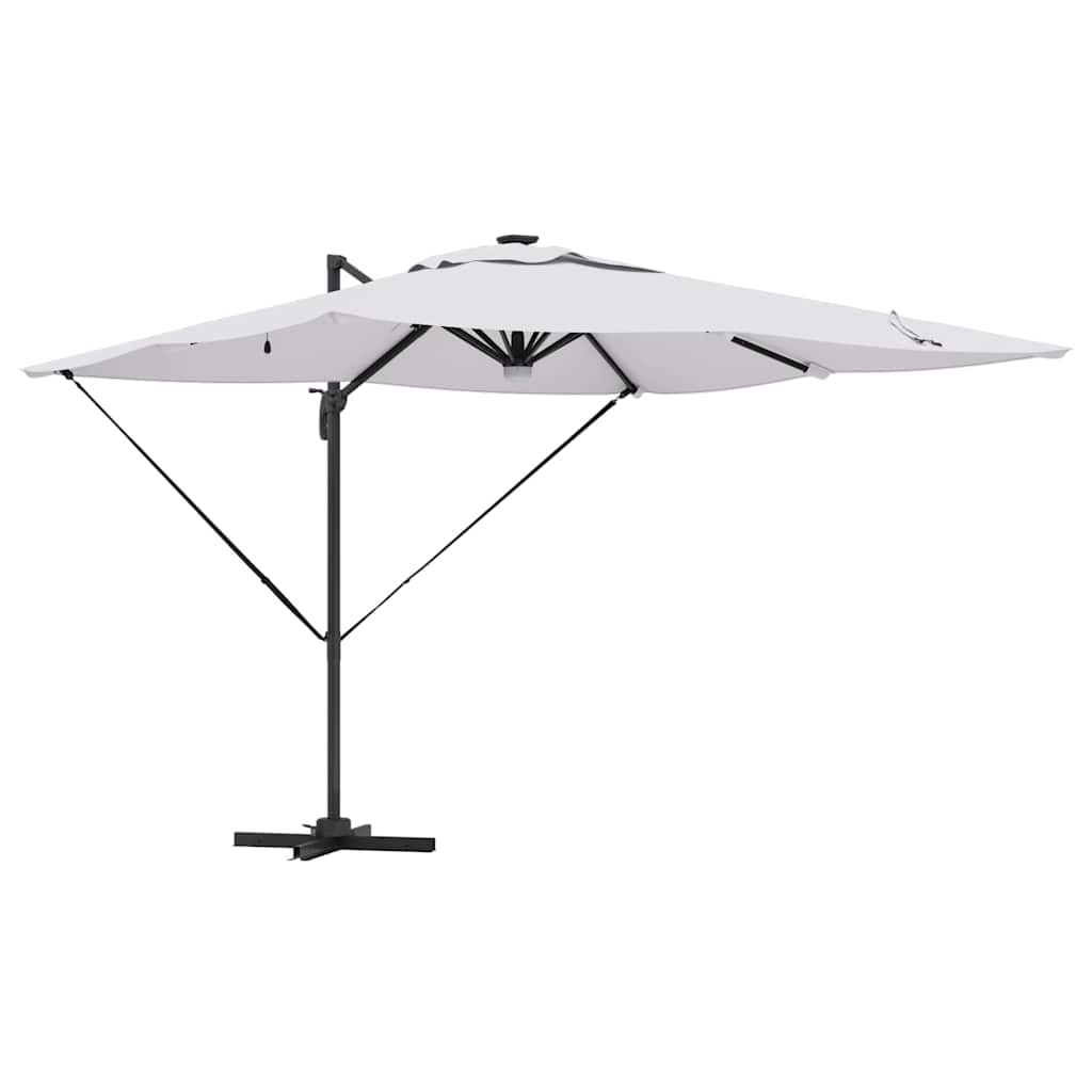 Vidaxx Roma Sonnenschirm Beige 286 x 284 x 270 cm Aluminium und Polyester