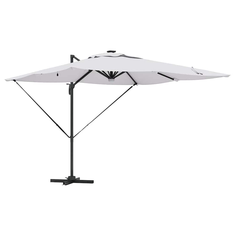 Vidaxx Roma Sonnenschirm Beige 286 x 284 x 270 cm Aluminium und Polyester
