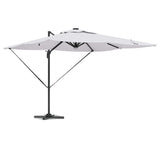 Vidaxx Roma Sonnenschirm Beige 286 x 284 x 270 cm Aluminium und Polyester - afbeelding 3