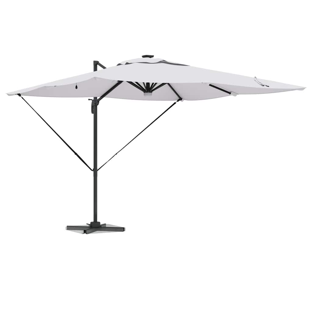 Vidaxx Roma Sonnenschirm Beige 286 x 284 x 270 cm Aluminium und Polyester