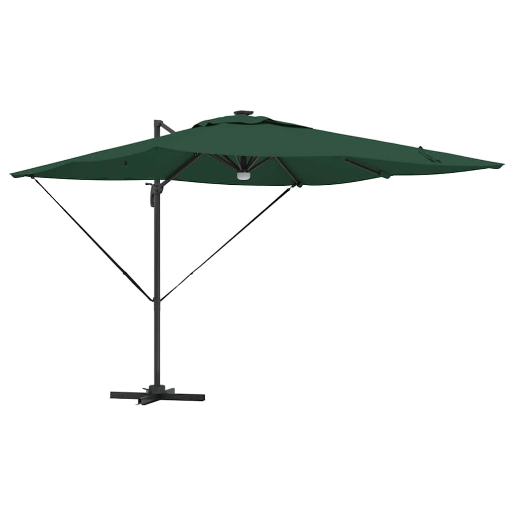 Vidaxl Roma Sonnenschirm grün 286 x 284 x 270 cm Aluminium und Polyester